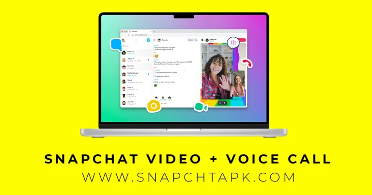 Start Snapchat Video Call + Group call with Friends & Family [2024]