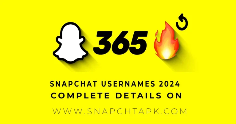 Snapchat username ideas 2024